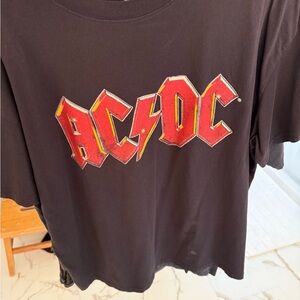 AC/DC Black Graphic T-shirt